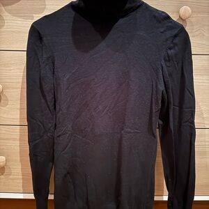 Men's Black Turtleneck Sweater